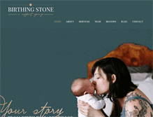Tablet Screenshot of birthingstone.com